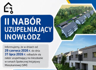 Ruszył II nabór uzupełniający do mieszkań SIM w Inowłodzu